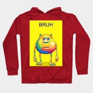 Bruh Meme Wpap Pop Art Hoodie